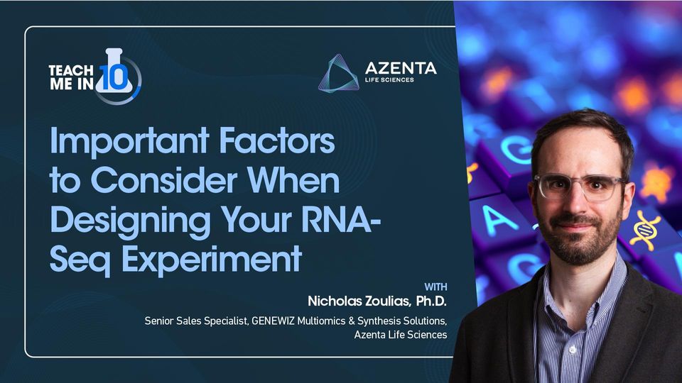 Video: important factors to consider when designing your RNA-seq experiment