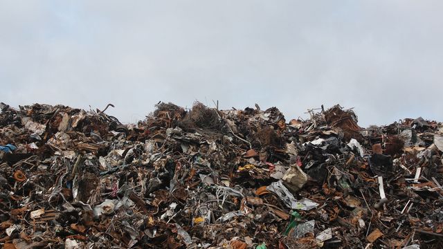 Rubbish pile
