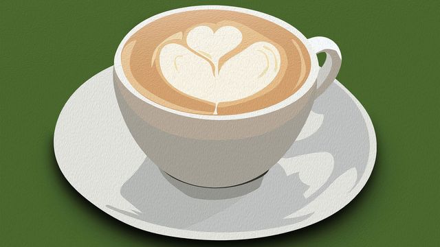 Illustration of cappuccino