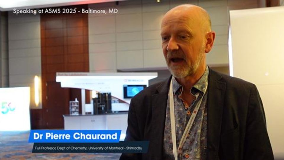 Dr Pierre Chaurand at ASMS 2025