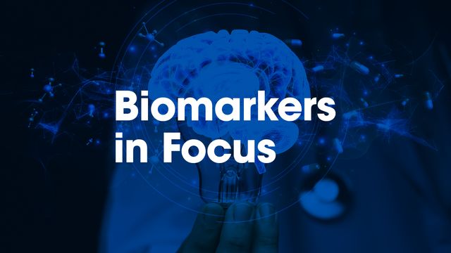 A header image depicting an article from the series "biomarkers in focus".