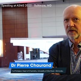 Dr Pierre Chaurand at ASMS 2025 