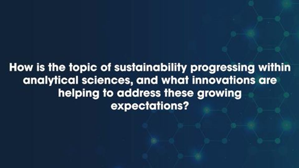 Discussing the topic of sustainability at ASMS 2025