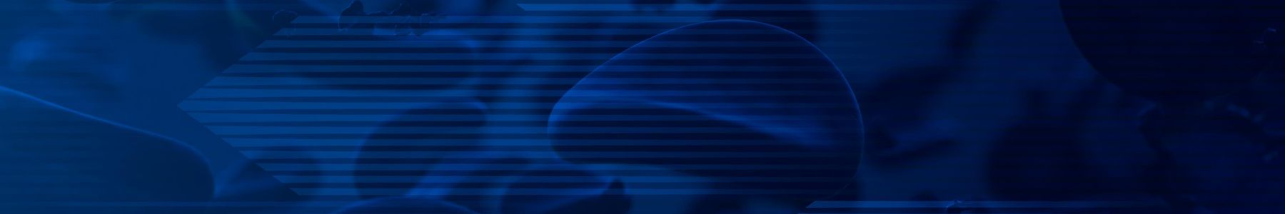 Abstract blue background with red blood cells representing proteomics research. 