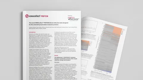 Scientific whitepaper on HEMAcollect™•PROTEIN blood collection tube for plasma protein stability