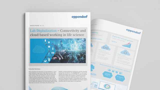 Eppendorf whitepaper on lab digitalization and cloud-based solutions in life sciences. 