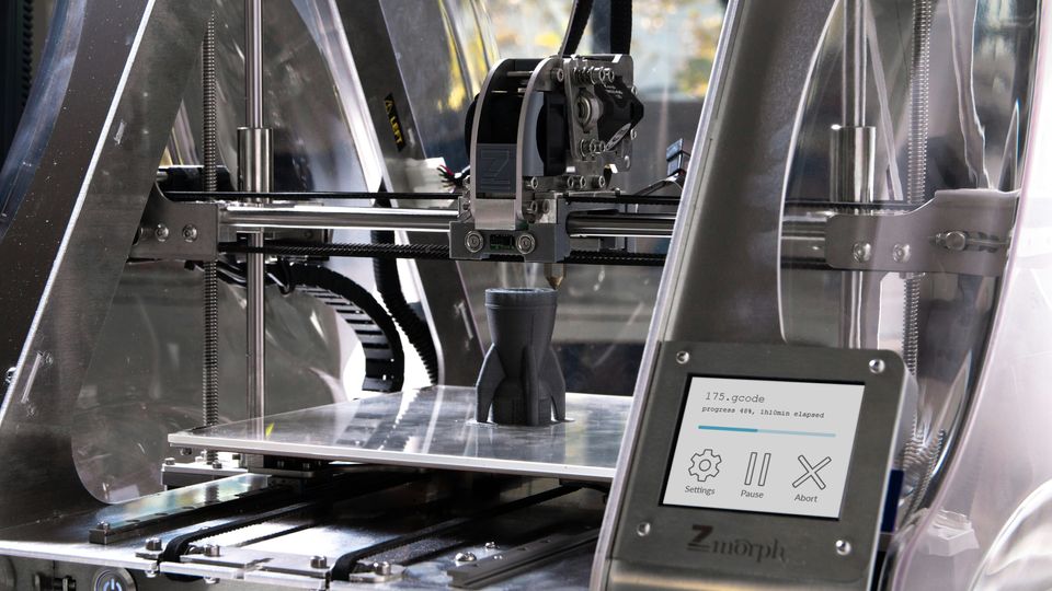 A 3D printing machine.