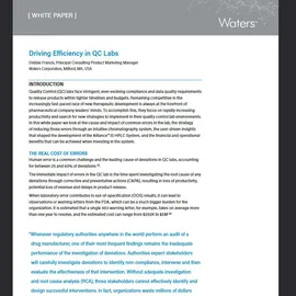 Waters white paper titled 