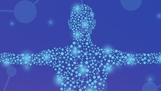 Digital illustration promoting Aptamer’s innovative biomarker discovery service for drug and diagnostic research. 