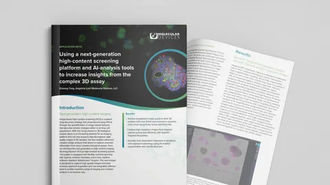 Open scientific journal featuring an article on next-generation 3D organoid screening and AI-based analysis tools.