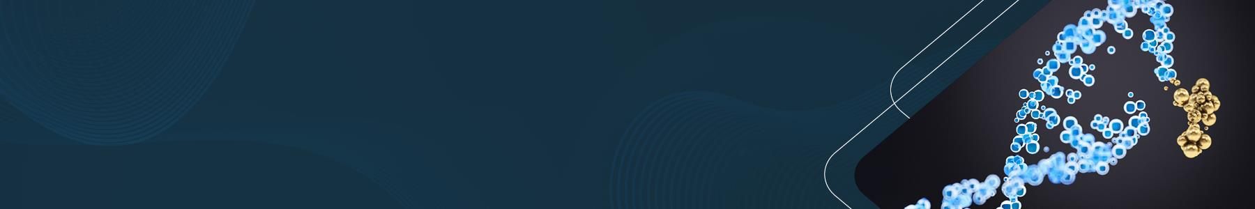 Abstract DNA strand symbolizing accelerating cell and gene therapy development. 