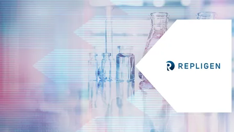 Multi colour lab banner with glassware for continuous bioprocessing and multi-column chromatography