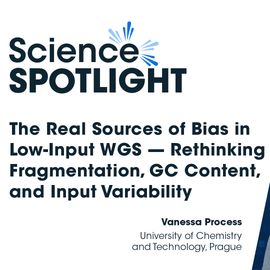 Vanessa Process smiling next to the title of her presentation. 