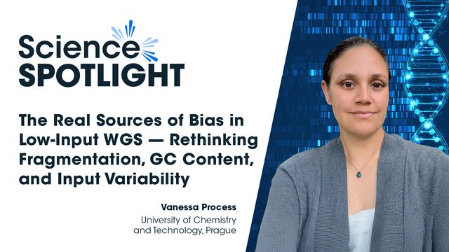 Vanessa Process smiling next to the title of her presentation. 