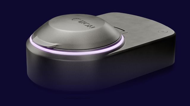 Sleek Pulsoid wearable device with glowing LED ring on a dark background. 