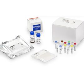 Covaris truCOVER Total RNA 96 kit with boxes, reagent vials, bead tubes, primers, and sealed sample packs displayed 