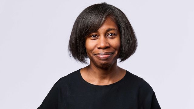 A headshot of Prof. Heather Pinkett against a white background. 
