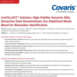 Covaris technical note on truCOLLECT solution for high-fidelity genomic DNA extraction from dry-stabilized whole blood samples
