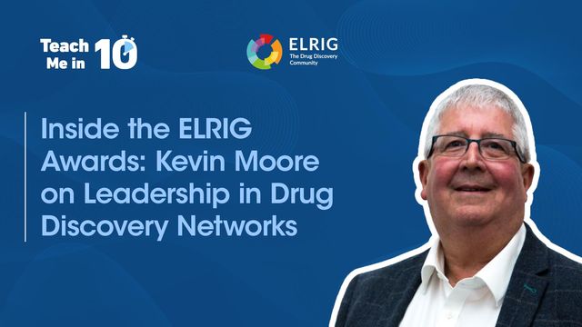 Kevin Moore smiling next to the title of their presentation.  