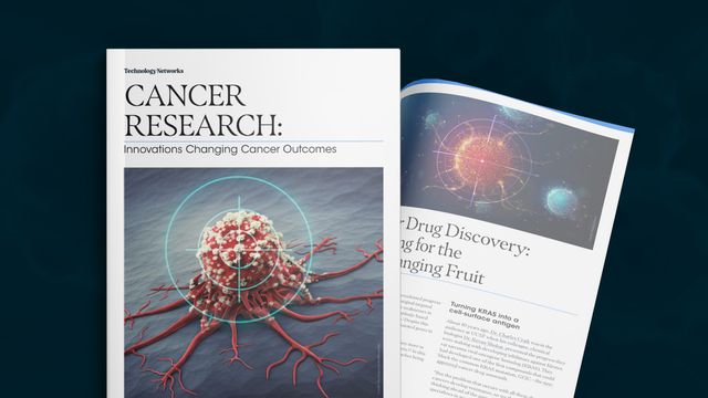 Targeted cancer cell illustration with crosshairs, representing advances in cancer research and precision therapies. 