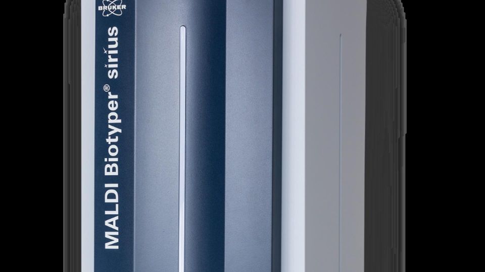 Bruker MALDI Biotyper Sirius system used for rapid microbial identification in clinical and research laboratories.