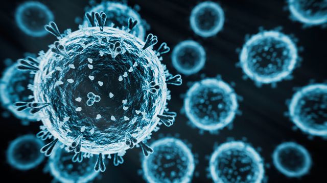 Illustration of CAR-T cell manufacturing with virus-like particles, representing integrated automated cell therapy processing. 