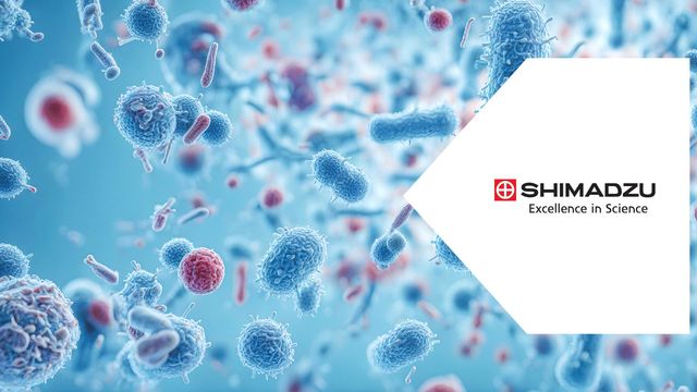 Blue microscopic bacteria and microorganisms illustrating microbiology research and microbial cells 