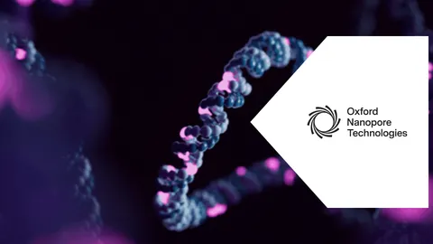 Next-generation sequencing DNA strands illustration representing genetic analysis and genomics research.