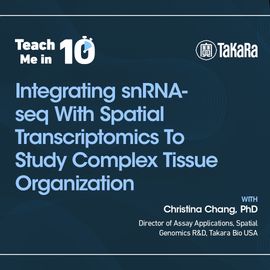 Dr. Christina Chang smiling next to the title of her presentation 