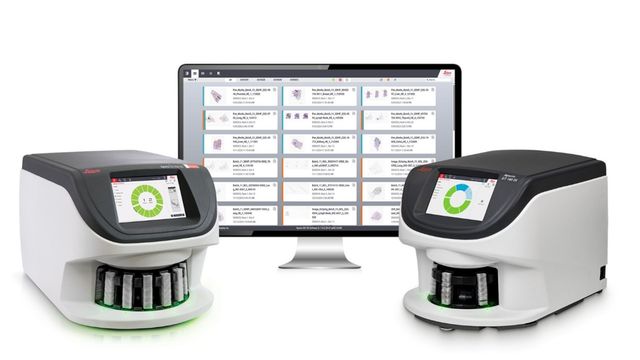 FDA laboratory equipment shown with digital imaging and analysis software. 