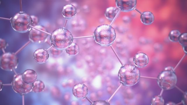 Molecular model illustrating shape-based separation in ultrafiltration. 