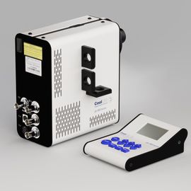 CoolLED pE-300 Series illumination system with control unit, connectors, display and blue keypad. 