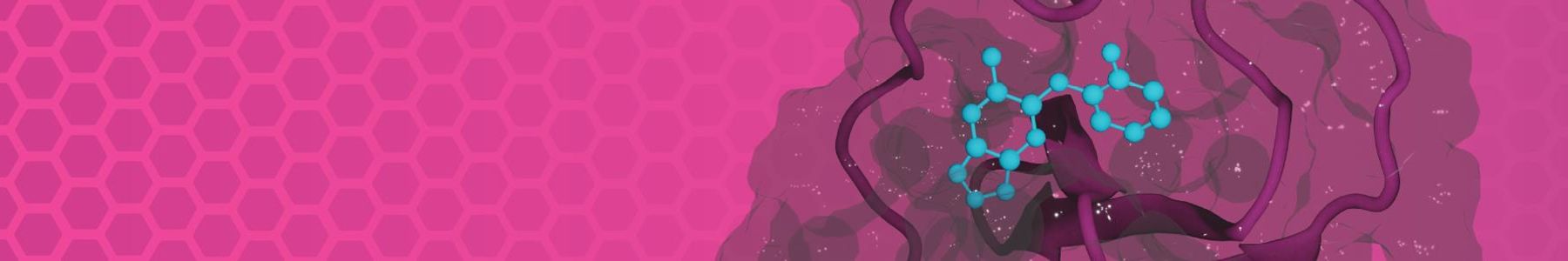 3D illustration of protein conformational landscape mapping. 
