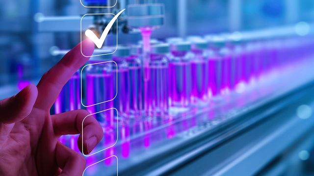 Transferring established HPLC methods in pharmaceutical QC with laboratory test tubes. 
