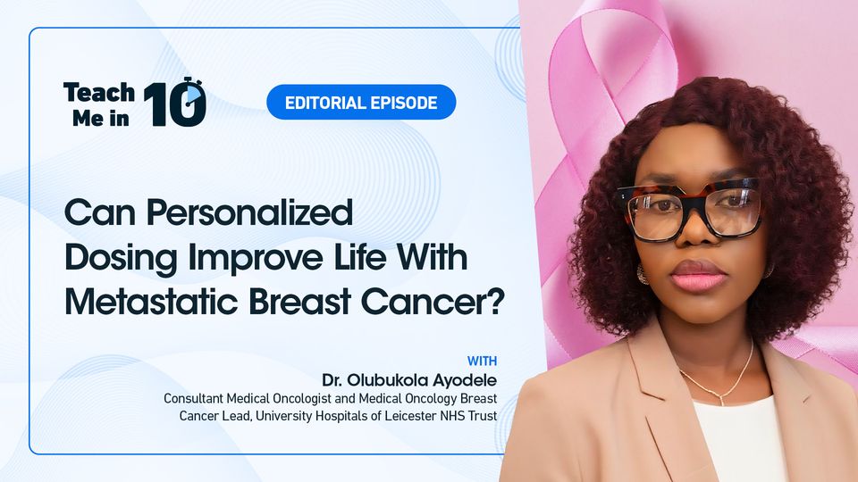 Dr. Olubukola Ayodele smiling next to the title of the presentation 