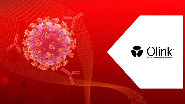 Coronavirus particle illustrating proteomics research. 