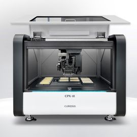 CPX™ automated colony picker for high-throughput microbial screening, shown processing multiple colony plates. 
