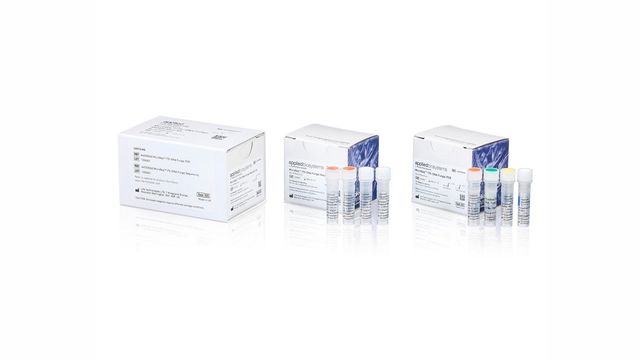 Applied Biosystems MicroSEQ fungal and bacterial DNA sequencing kits with reagent tubes and packaging. 