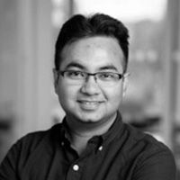 Black and white headshot of Kundan Sharma.