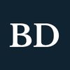 Author's initials "BD" on a dark background.
