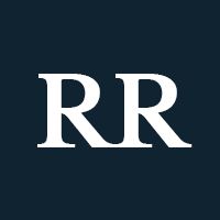 Initials RR in white on a black background.