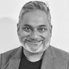 A greyscale headshot of Prithwish Pal