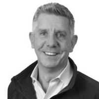 Black and white headshot of Duane Sword.