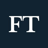 White letters "FT" on a navy background.