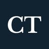 White letters "CT" on a navy background.
