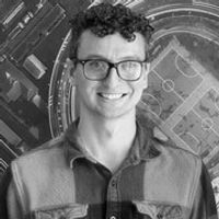 Greyscale Headshot of Ethan Shelkey, PhD