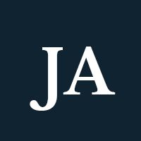 Initials JA in white on a black background.
