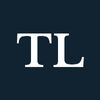 White letters "TL" on a navy background.