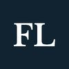 White letters "FL" on a navy background.