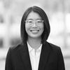 Black and white headshot of Aimee Zhao.